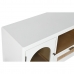 Tv-meubel Home ESPRIT Wit Kristal Paulownia hout 120 x 40 x 50 cm