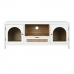 Tv-meubel Home ESPRIT Wit Kristal Paulownia hout 120 x 40 x 50 cm