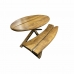 Jedálenský stôl DKD Home Decor Agátové drevo (200 x 100 x 80 cm)