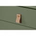 Consolă Home ESPRIT Verde Poliuretan Lemn MDF 120 x 35 x 90 cm