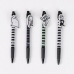 Set of Biros The Nightmare Before Christmas 4 Pieces Black