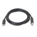 USB C - USB B Kábel Aisens A107-0054 2 m Fekete