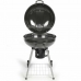 Barbecue a Carbone con Coperchio e Ruote Livoo DOC270 Nero Metallo Rotondo