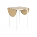 Комплект от маса с 4 стола DKD Home Decor Бял Естествен Метал Дървен MDF 121 x 55 x 78 cm