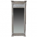 Τοίχο καθρέφτη Home ESPRIT Λευκό Φυσικό Ξύλο από Μάνγκο Ξύλο MDF Ρομαντικό 87,6 x 9,5 x 203 cm