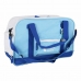 Športová taška s priehradkou na topánky LongFit Care Modrý/Biely (2 kusov)
