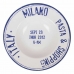 Pastaskål Santa Clara Milano Porcelæn Ø 28 cm Blå (6 enheder)