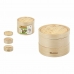 Vaporizador de ar quente para alimentos Quttin 2 níveis Bambu 20 x 15 cm (12 Unidades) (19-17 x 15.5 cm)