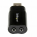 Ulkoinen Äänikortti USB Startech ICUSBAUDIOB Musta