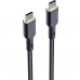 USB-C Kabelis Aukey CB-KCC102 Melns 1,8 m