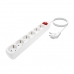 Power Socket - 6 Sockets with Switch Aisens A154-0535 White 1,4 m