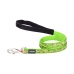 Dog Lead Red Dingo STYLE MONKEY LIME GREEN 2 x 120 cm