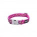 Hundhalsband Red Dingo STYLE STARS LIME ON HOT PINK 31-47 cm