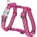 Harnais pour Chien Red Dingo STYLE STARS LIME ON HOT PINK 36-54 cm 30-48 cm