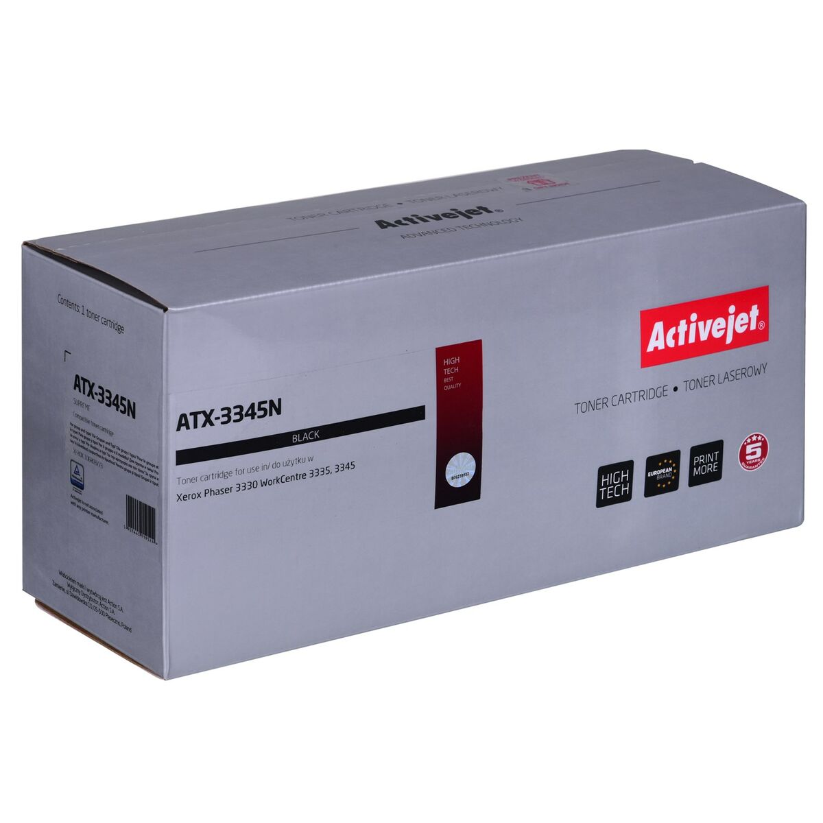 Toner Activejet ATX-3345N                       Fekete