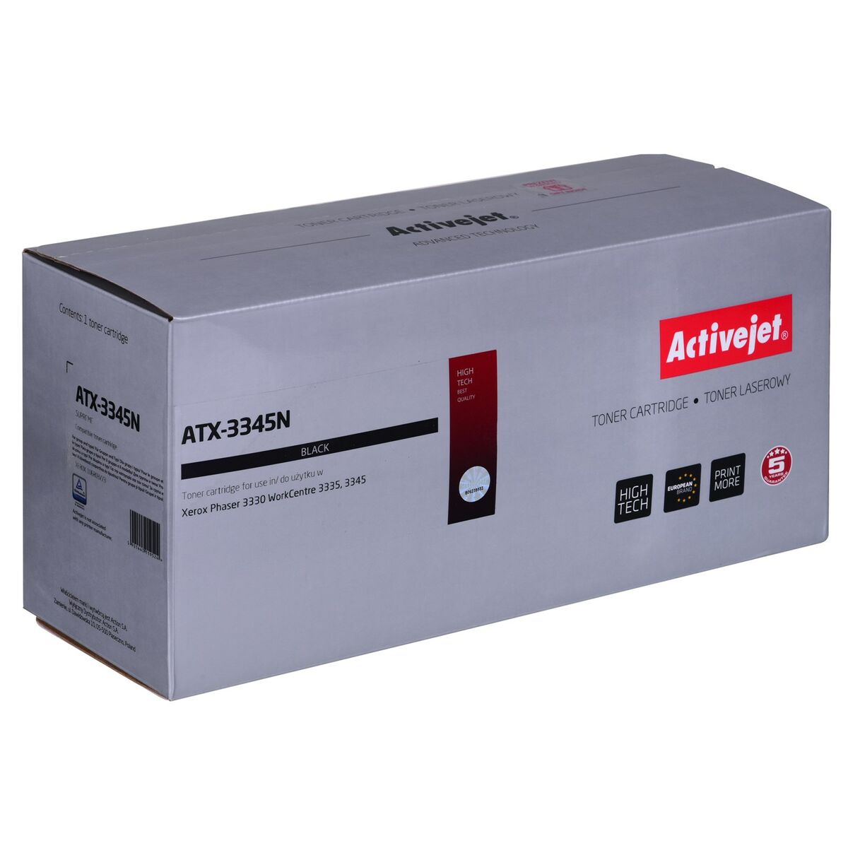 Toner Activejet ATX-3345N                       Fekete