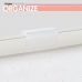 Contenitore per Sistemare per Mobile da Cucina Max Home Bianco 2 Mensole 2 Unità 37,5 x 25,5 x 19 cm
