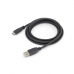 USB A to USB C Cable Equip 128886 Black 3 m