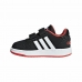 Detské športové topánky Adidas Hoops 2.0 Čierna