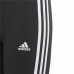 Sport harisnyanadrág gyerekeknek Adidas Essentials 3 Stripes Fekete