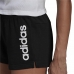 Sport rövidnadrág nők számára Adidas Essentials Slim Fekete