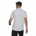 Muška Polo Majica Kratkih Rukava Adidas Primeblue 3 Stripes Bijela