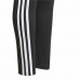 Detské športové elastické nohavice Adidas Design 2 Move 3 Stripes Čierna