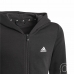 Children's Sports Jacket Adidas Essentials Full-Zip Black
