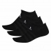 Чорапи за Глезена Adidas Cushioned 3 чифта Черен