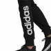 Pitkät urheiluhousut Adidas French Terry Logo Nainen Musta