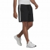 Vyriški sportiniai šortai Adidas Essentials 3 Stripes Aeroready Juoda