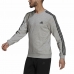 Herensweater zonder Capuchon Adidas Essentials French Terry 3 Stripes Grijs