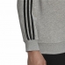 Muška Majica bez Kapuljače Adidas Essentials French Terry 3 Stripes Siva