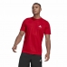 Koszulka z krótkim rękawem Męska  Aeroready Designed To Move Adidas Designed To Move Czerwony