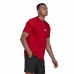 Kortærmet T-shirt til Mænd  Aeroready Designed To Move Adidas Designed To Move Rød
