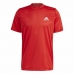 Men’s Short Sleeve T-Shirt  Aeroready Designed To Move Adidas Designed To Move Red