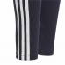 Sports Leggings for Children Adidas Essentials 3 Stripes Navy Blue