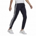 Pitkät urheiluhousut Adidas Essentials French Terry 3 Stripes Nainen Tummansininen
