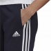 Långa träningsbyxor Adidas Essentials French Terry 3 Stripes Kvinna Mörkblå