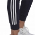 Pantalon de sport long Adidas Essentials French Terry 3 Stripes Femme Bleu foncé