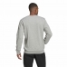 Herren Sweater ohne Kapuze Adidas Essential Big Logo Grau