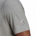 Tricou cu Mânecă Scurtă Bărbați Adidas Embroidered Linear Logo Gri Bărbați