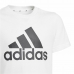 Marškinėliai su trumpomis rankovėmis Adidas Essentials  Balta