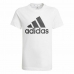 Marškinėliai su trumpomis rankovėmis Adidas Essentials  Balta