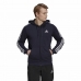Pánska športová bunda Adidas Essentials French Terry 3 Tmavo modrá