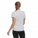 Women’s Short Sleeve T-Shirt Adidas Primeblue D2M Logo Sport  White