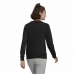 Damen Sweater ohne Kapuze Adidas Essentials Logo Schwarz