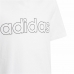 Детский Футболка с коротким рукавом Adidas Essentials Белый