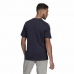 Мъжка тениска с къс ръкав Essentials 3 bandas Adidas Legend Ink Син Тъмно синьо