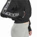 Women's Sports Jacket Reebok Tape Pack Full Zip Black